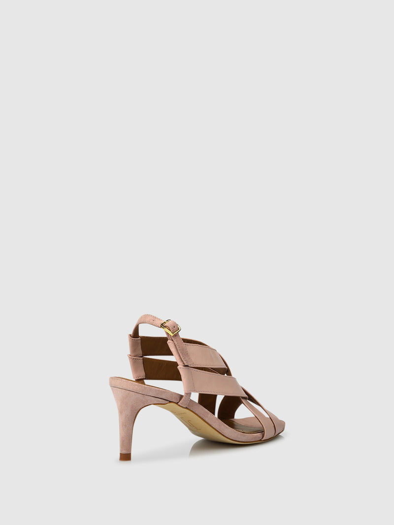 JJ Heitor Heel Sandals H05L3 Nude