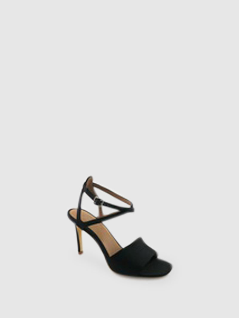 JJ Heitor Heel Sandals I05L2 Black