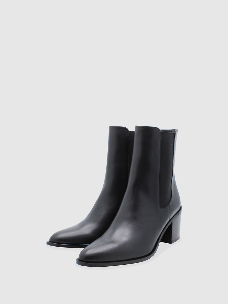 JJ Heitor Black Chelsea Boots