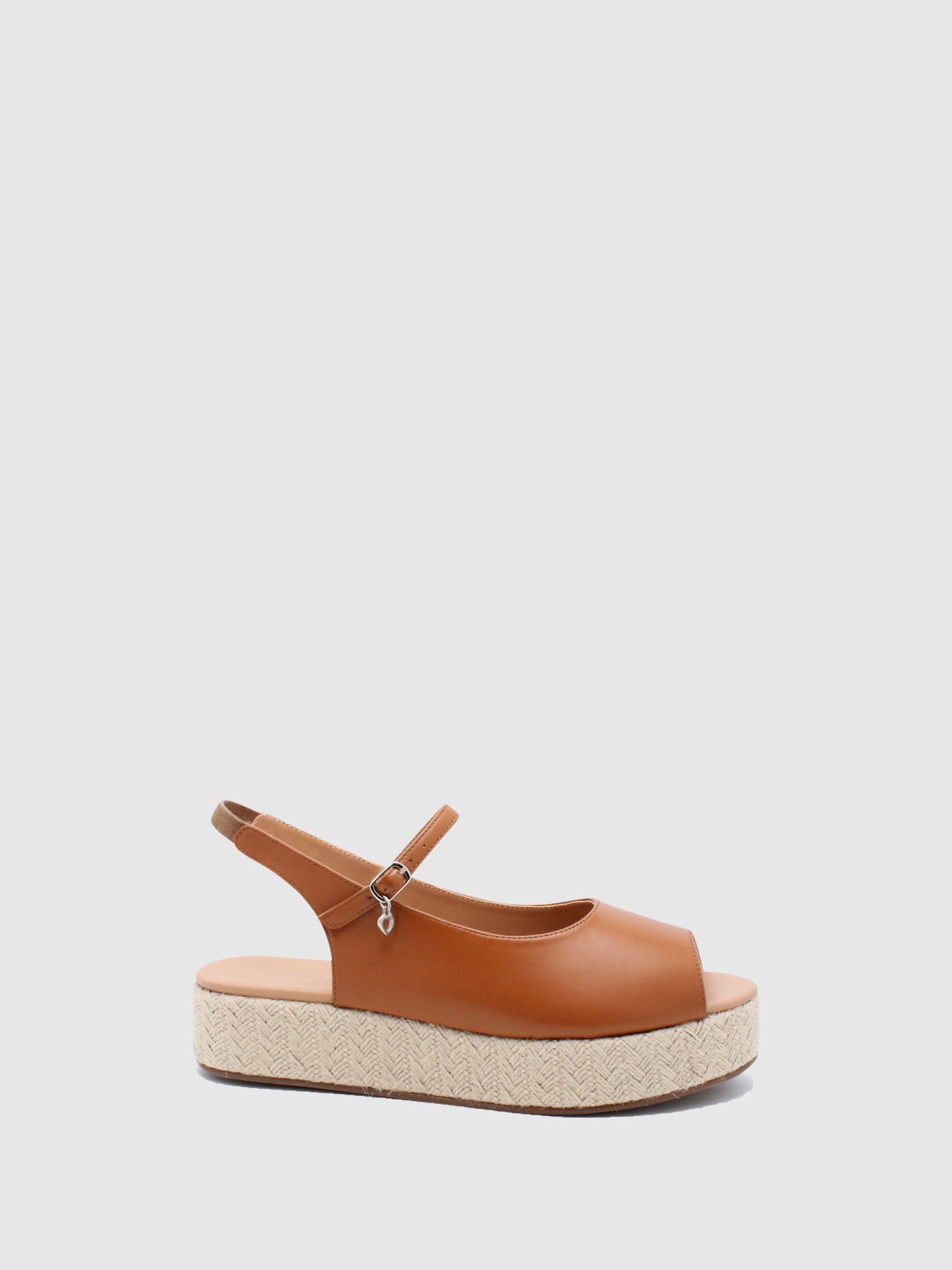 JJ Heitor Platform Sandals Impact Camel