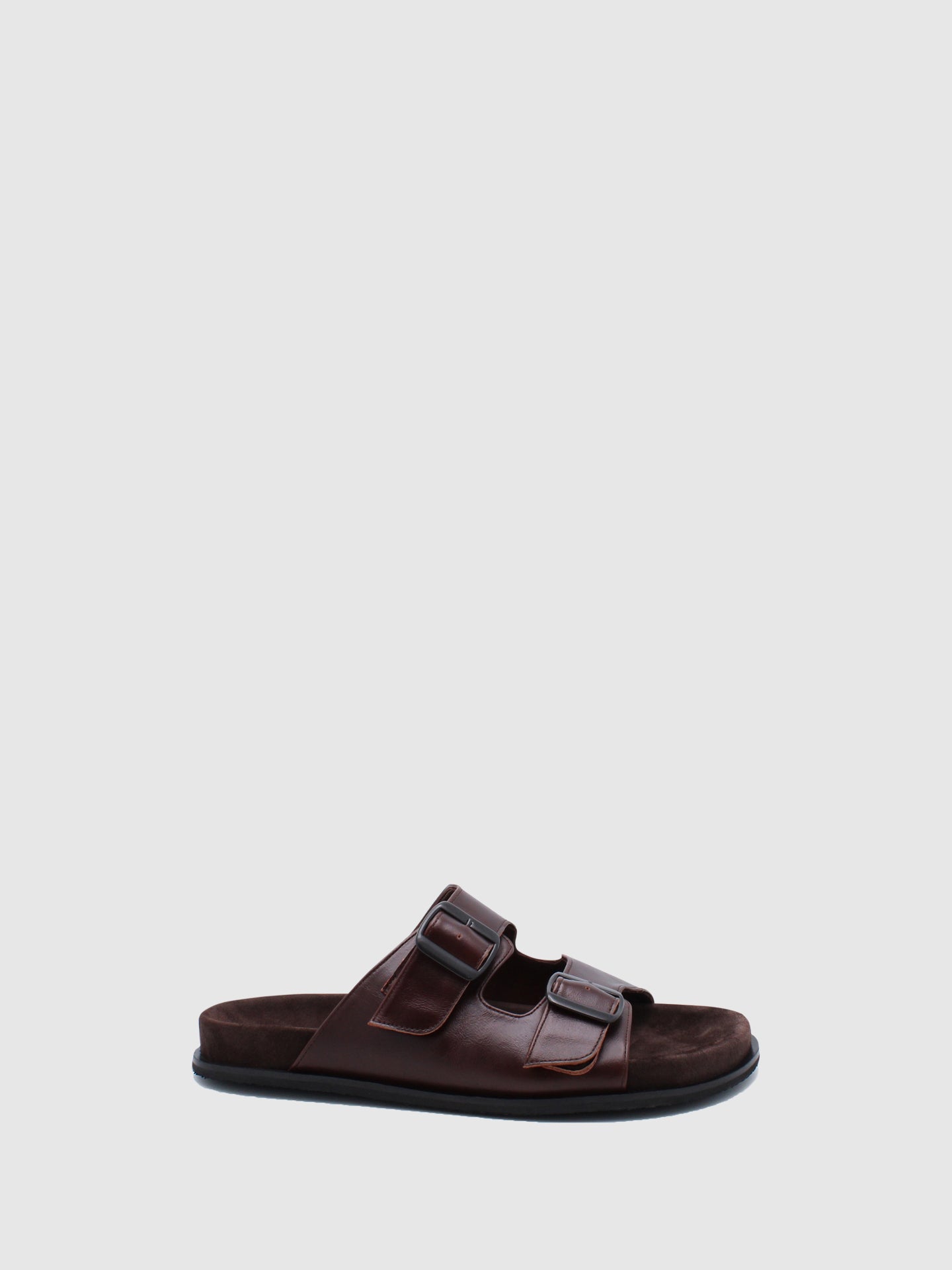 JJ Heitor Buckle Mules Impact Cognac