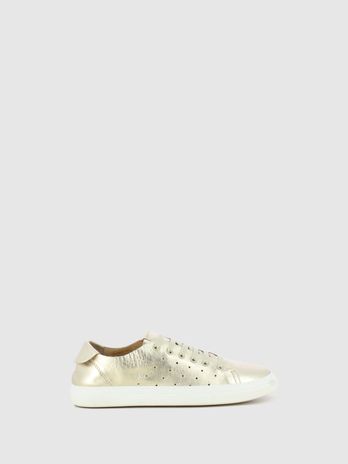 Darkwood Gold Lace-up Trainers