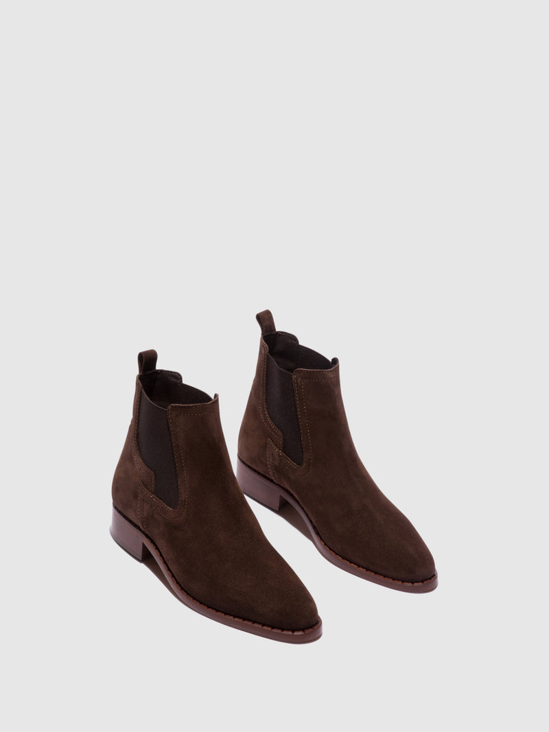 Foreva Brown Chelsea Ankle Boots