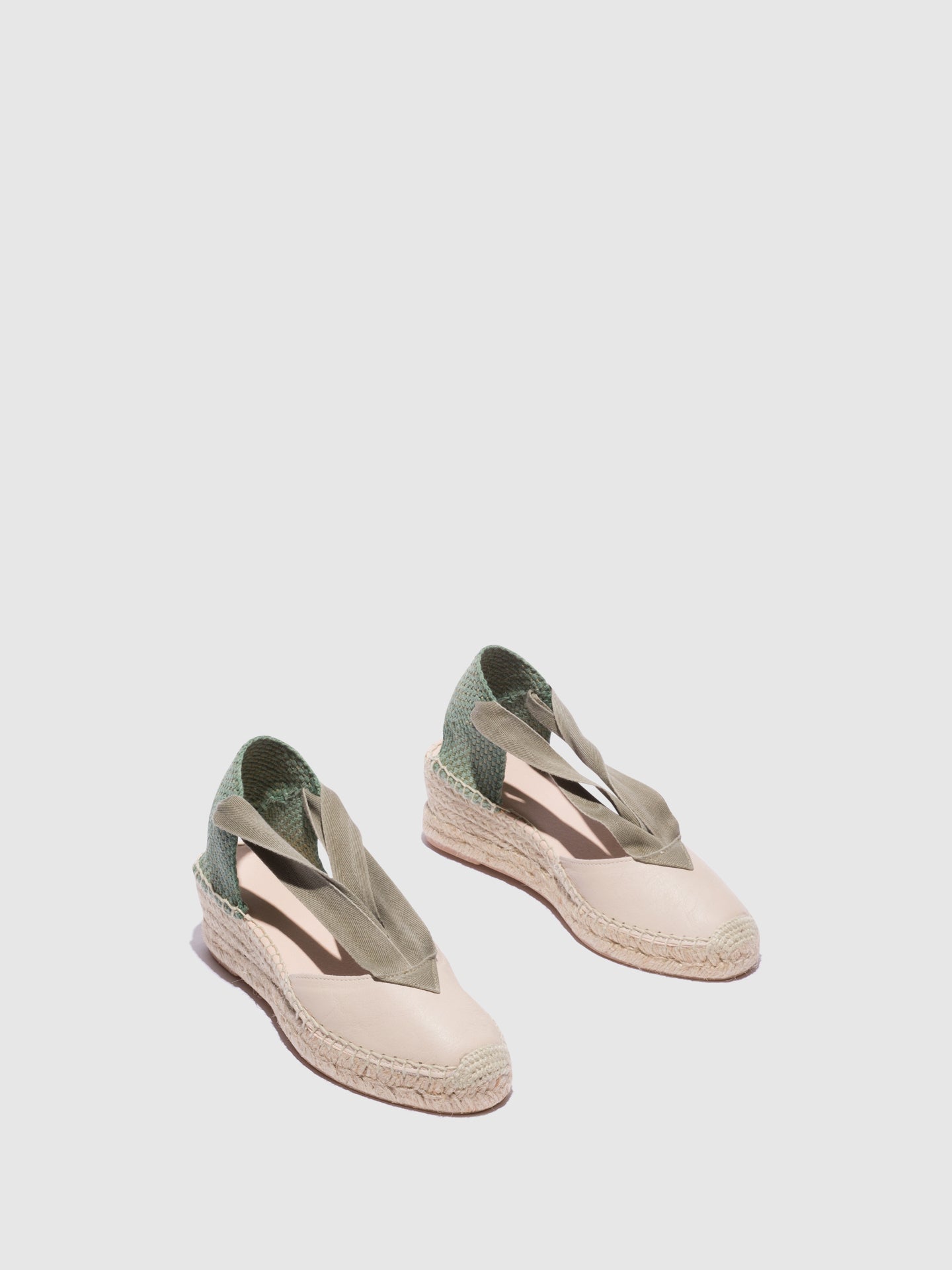 Foreva Khaki Wedge Espadrilles