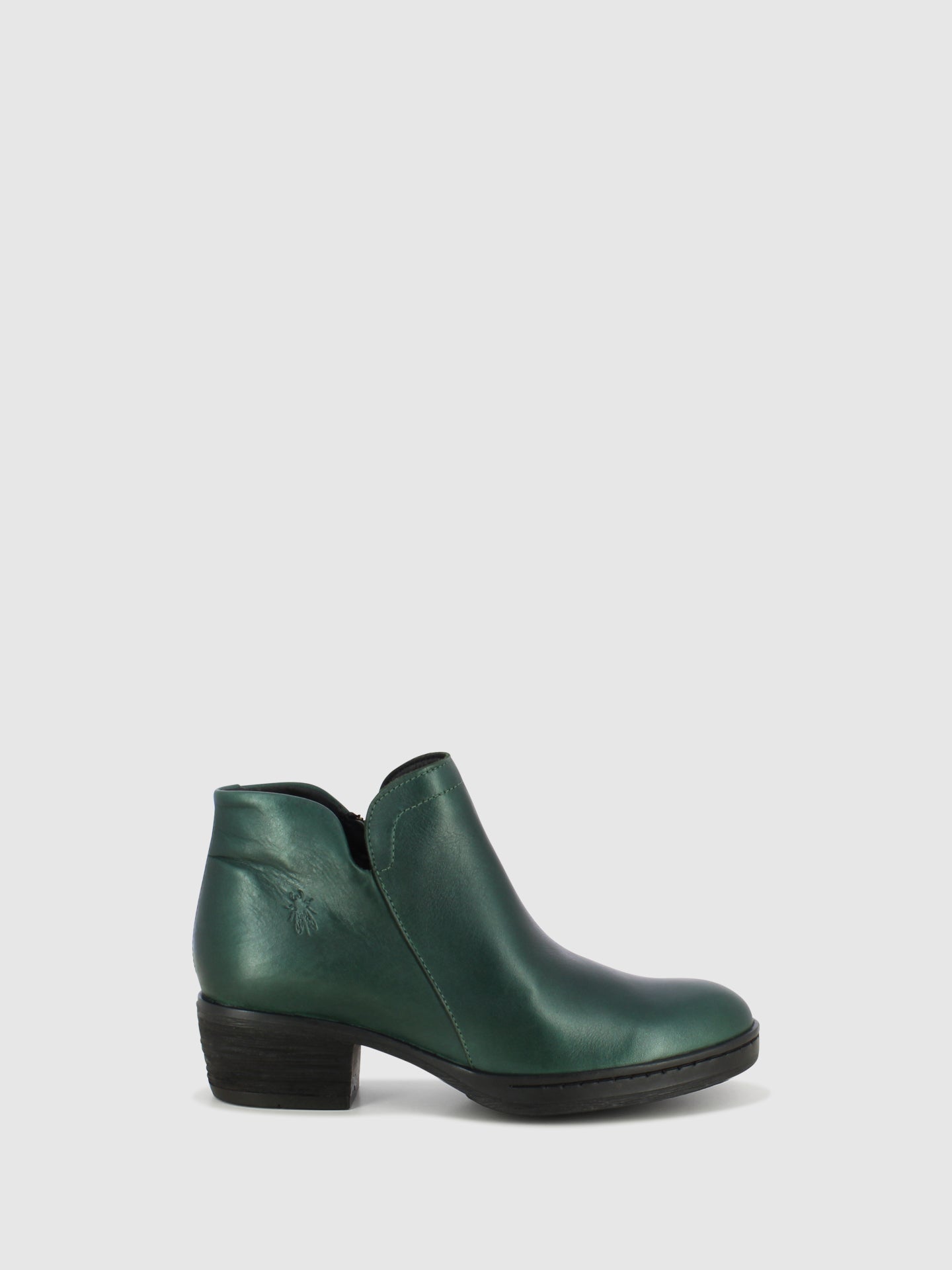 Fly London Green Zip Up Ankle Boots