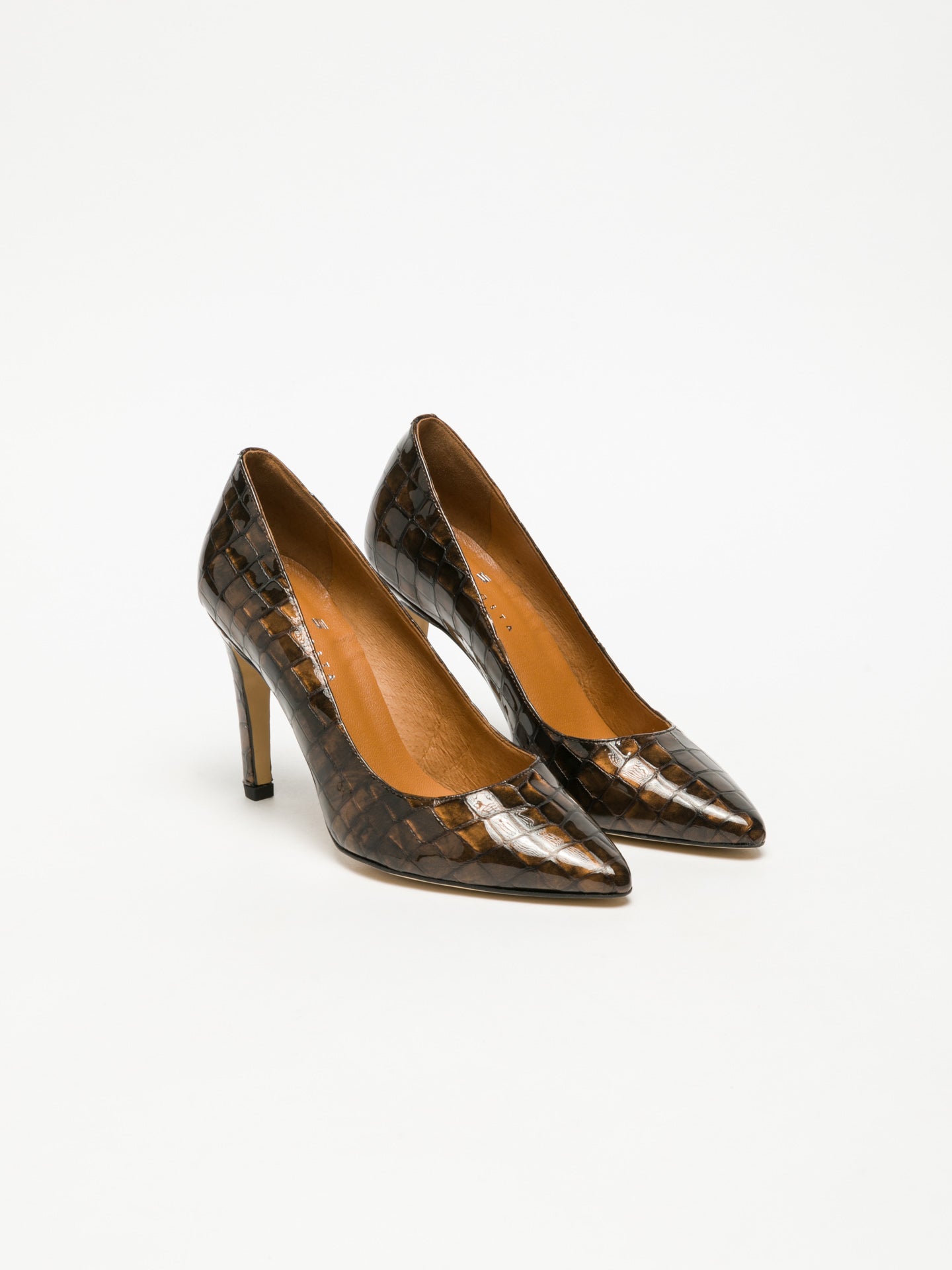 Sofia Costa Brown Pointed Toe Shoes