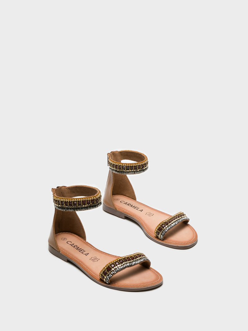 Carmela Peru Ankle Strap Sandals