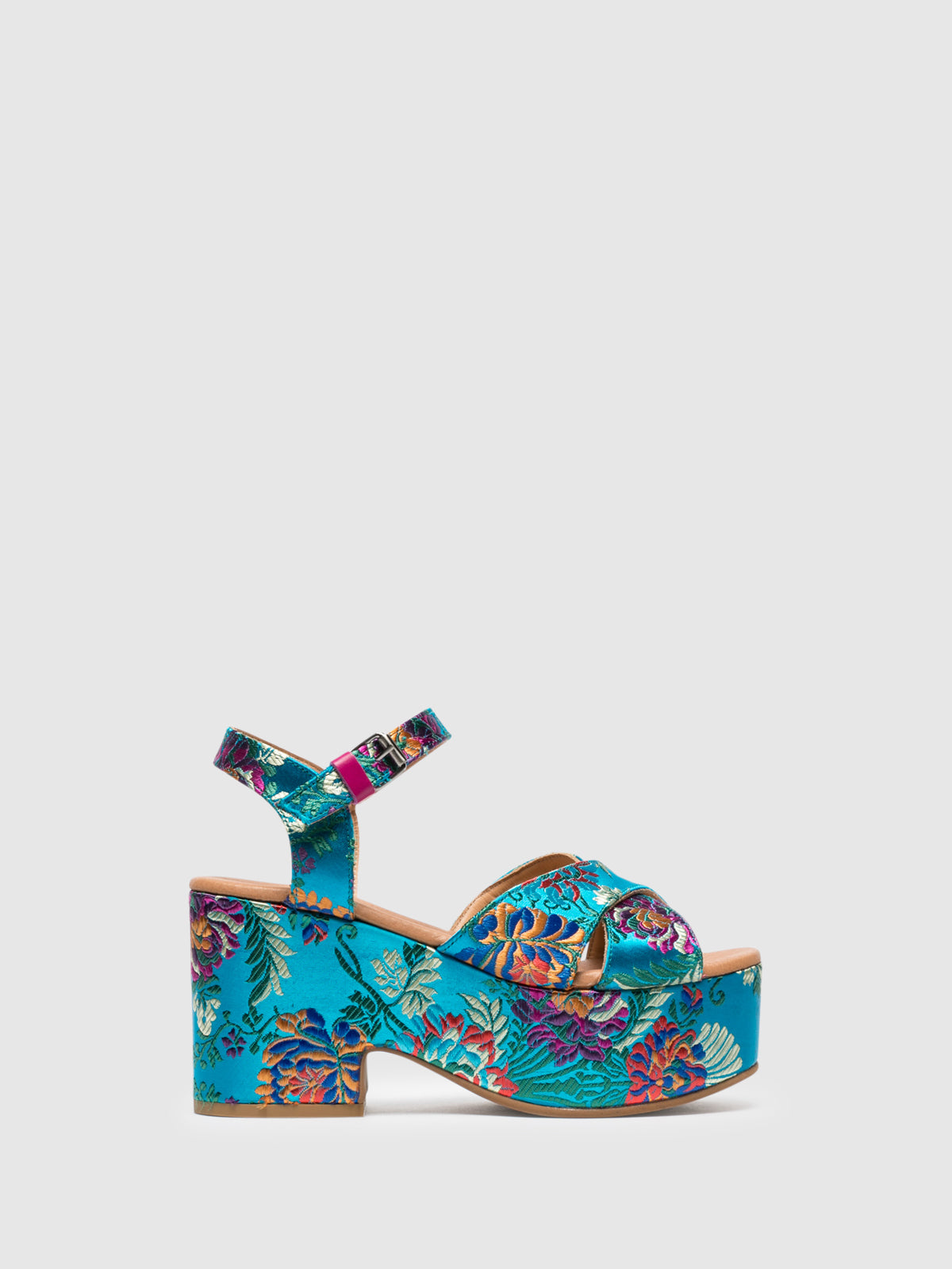 Clay's Blue Platform Sandals