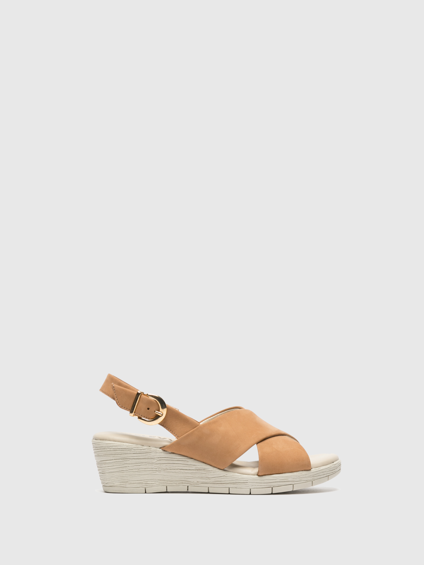 The Flexx Brown Wedge Sandals