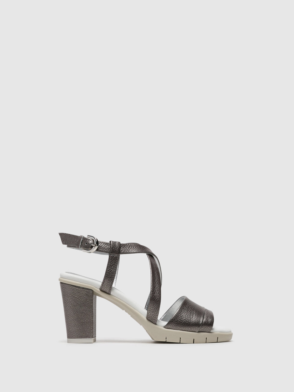 The Flexx Silver Crossover Sandals