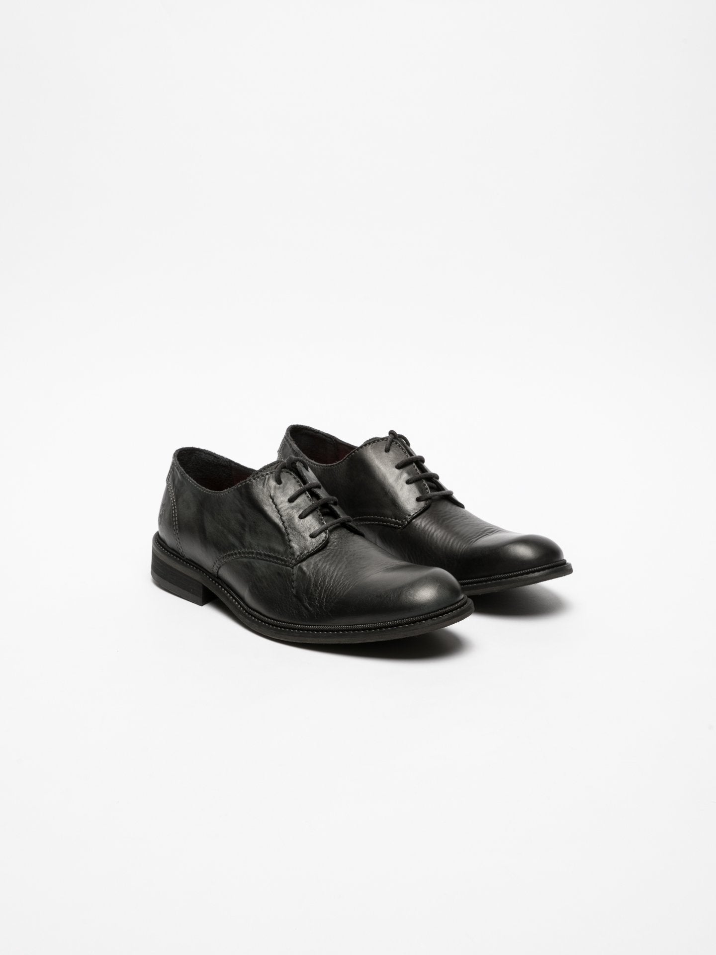 Fly London Black Derby Shoes