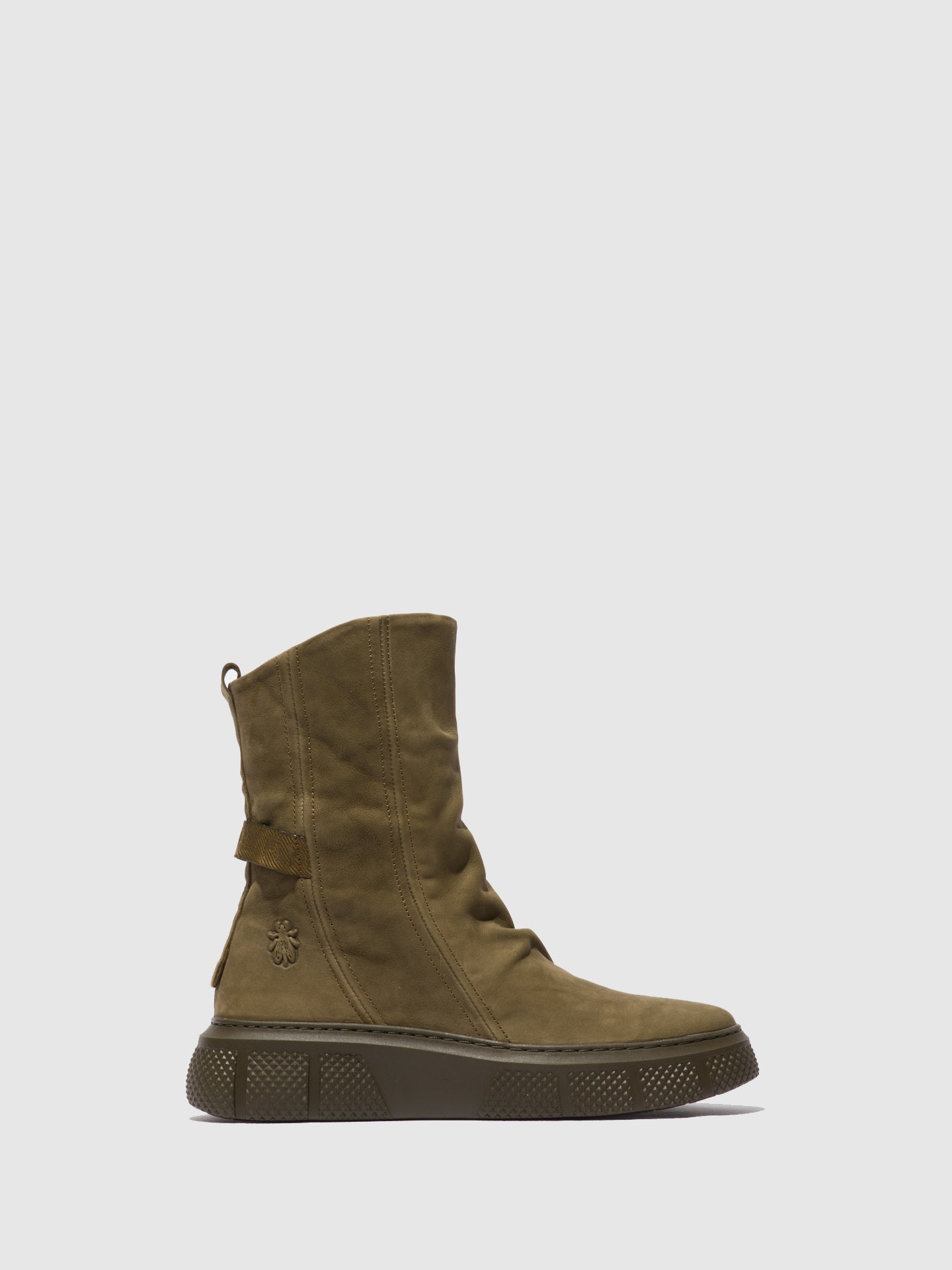 Fly London Zip Up Boots ESEN485FLY SORANO MILITRY