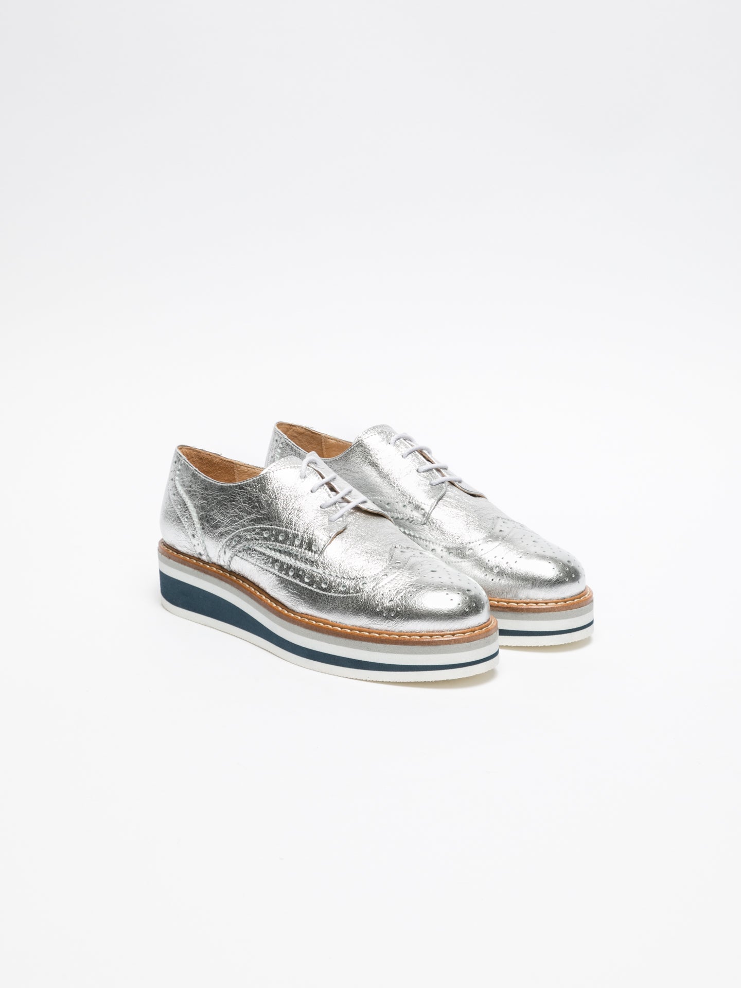 Foreva Silver Platform Shoes