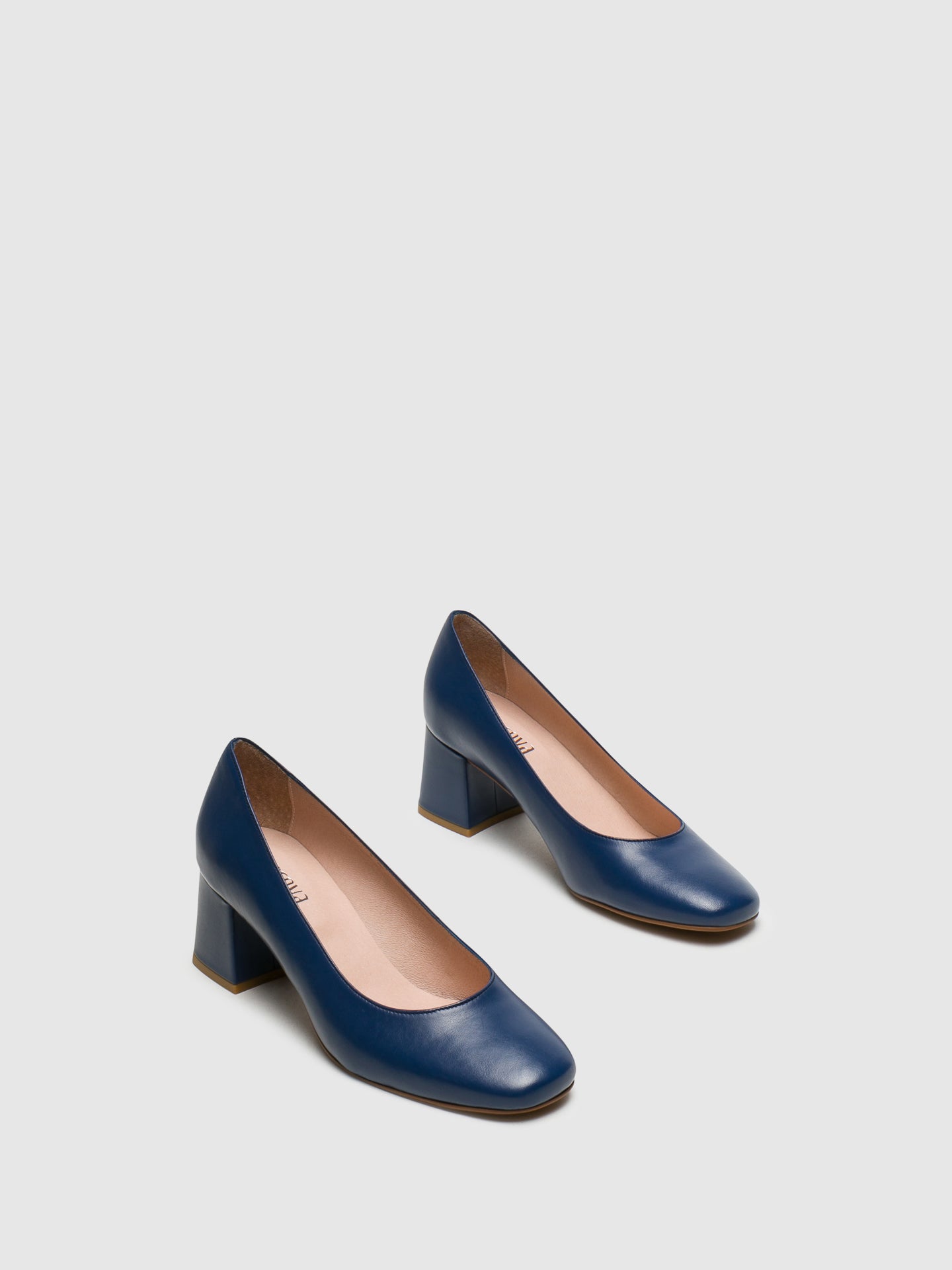 Foreva Blue Square Toe Pumps Shoes