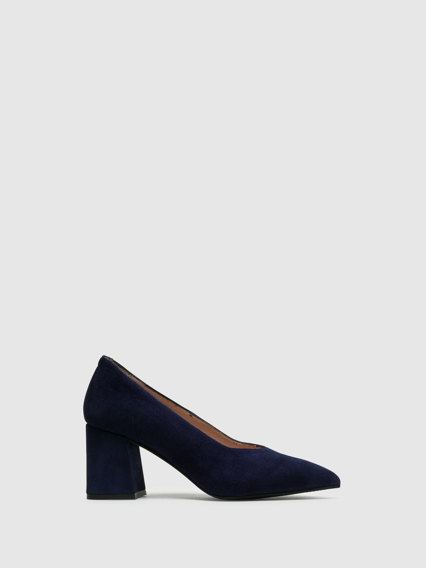 Foreva Blue Square Toe Pumps Shoes