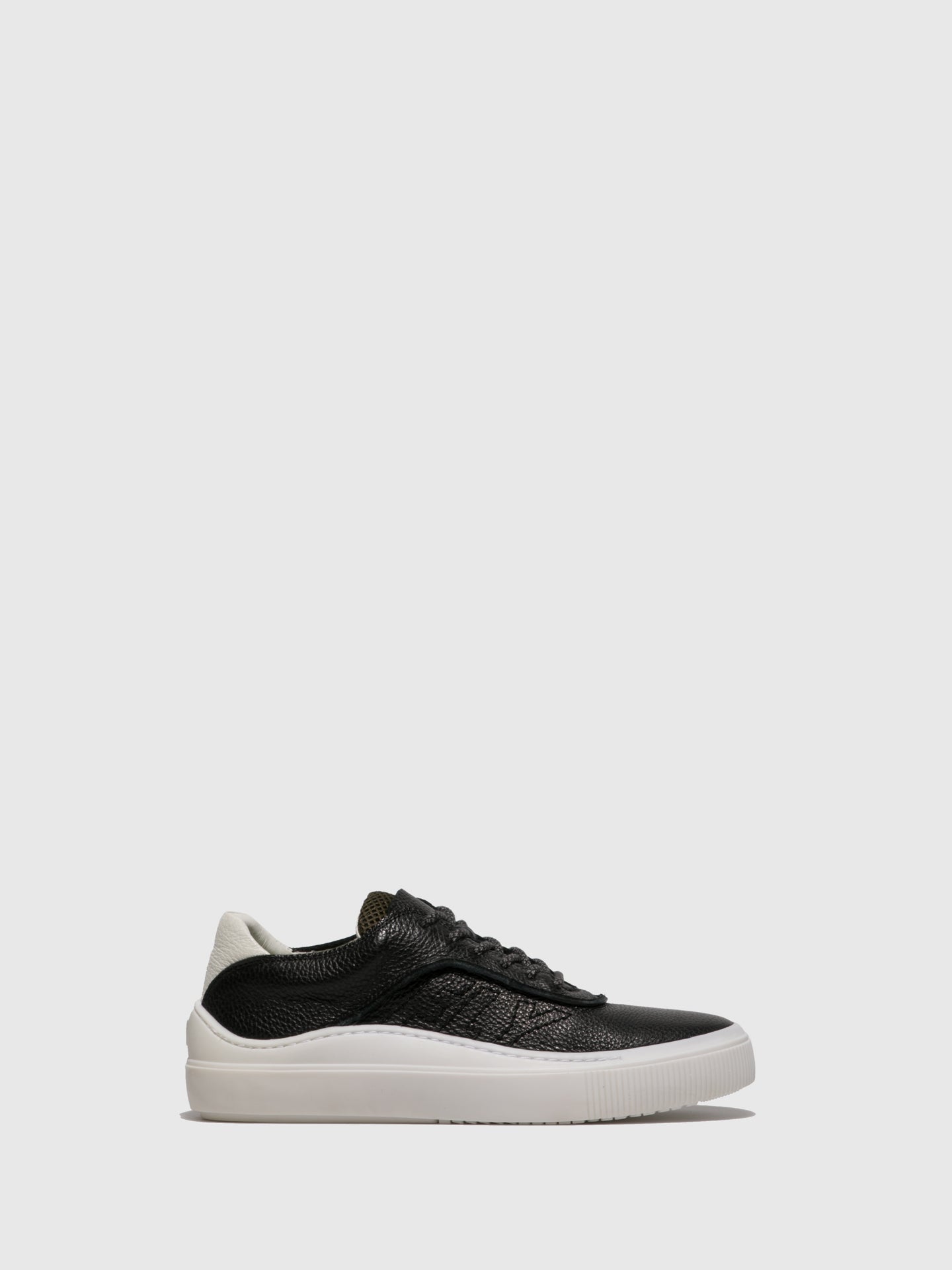 Fly London Black Lace-up Trainers