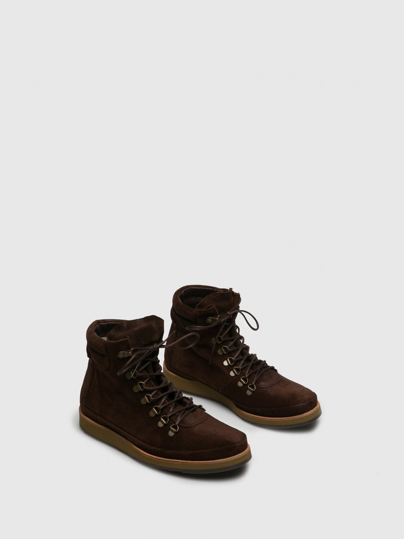 Fly London Brown Lace-up Shoes