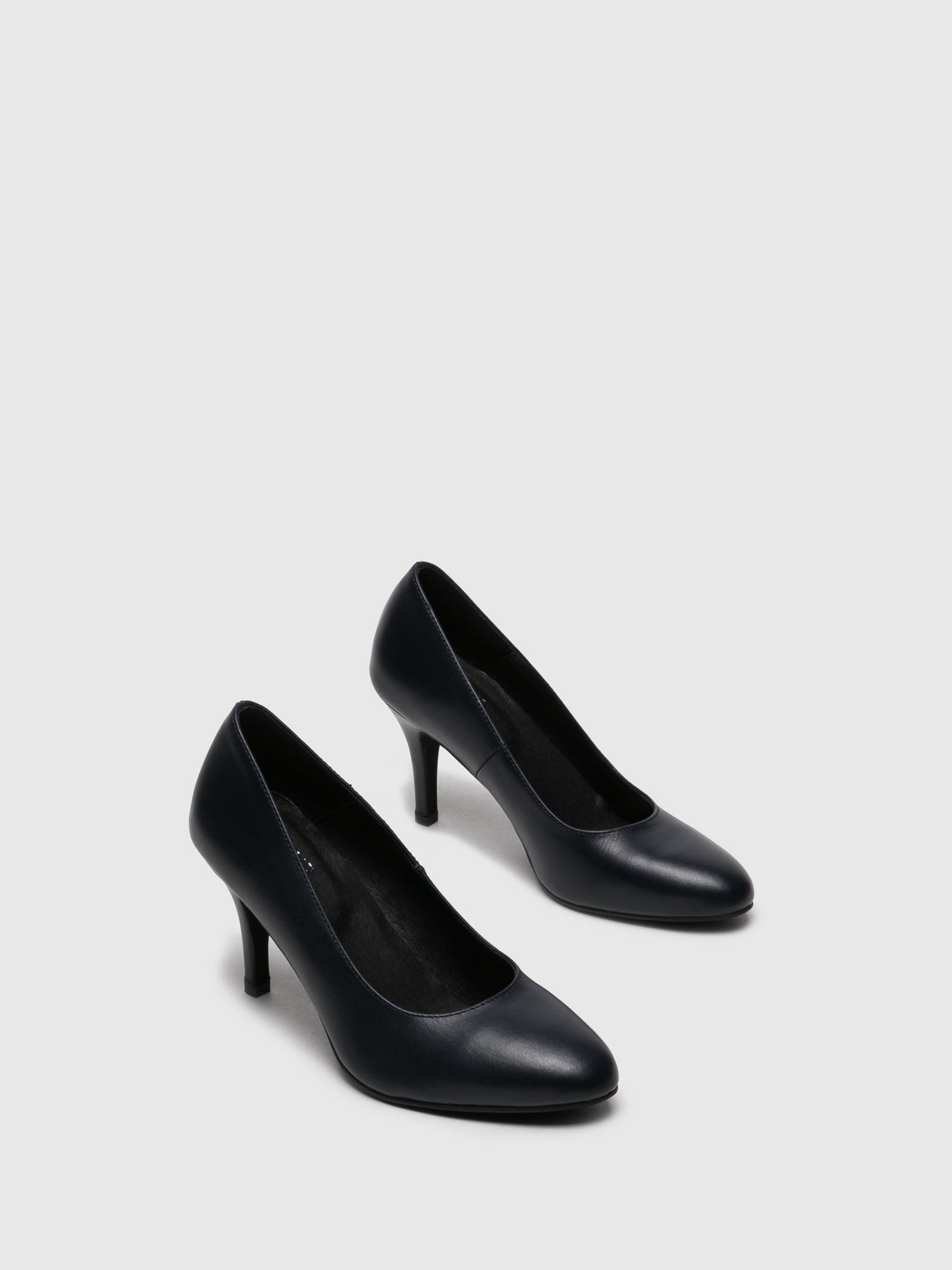 Foreva Navy Round Toe Pumps