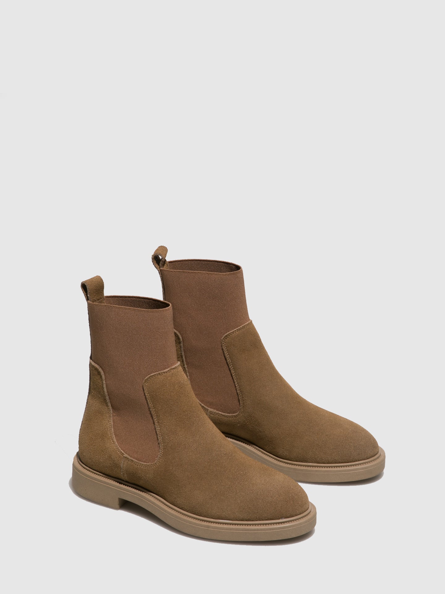 Foreva Taupe Chelsea Ankle Boots