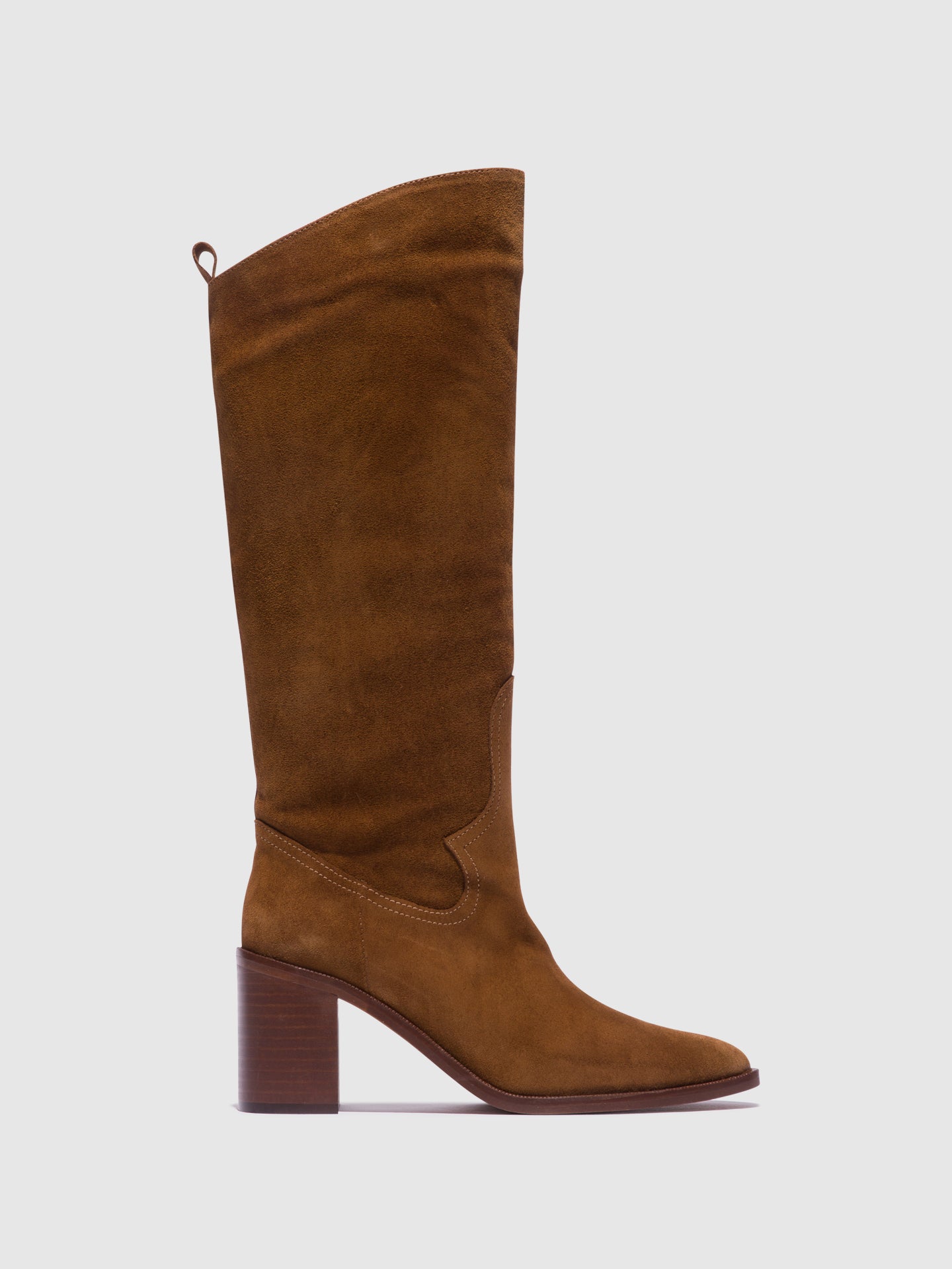 Foreva Camel Zip Up Boots