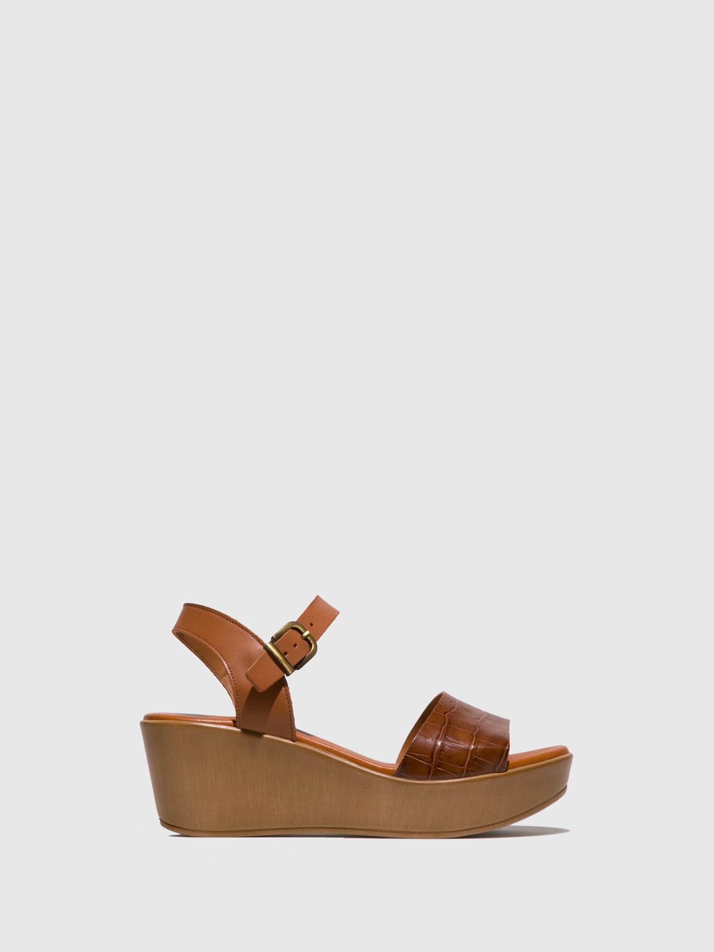 Foreva Brown Wedge Sandals