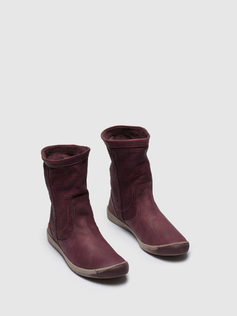 Softinos Magenta Knee-High Boots