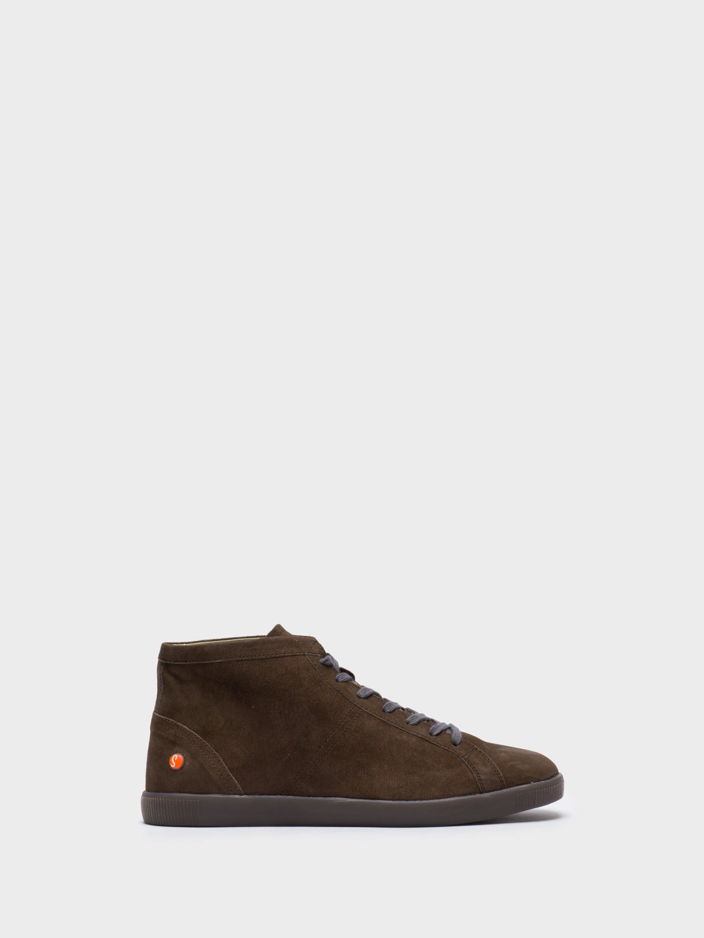 Softinos Chocolate Hi-Top Trainers